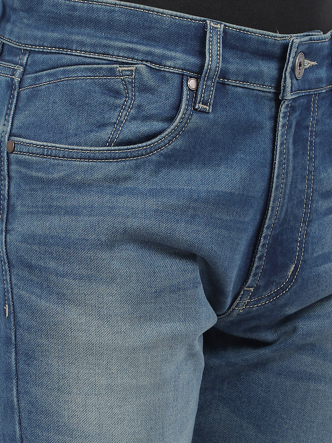 Numero Uno Men Faded Blue Jeans